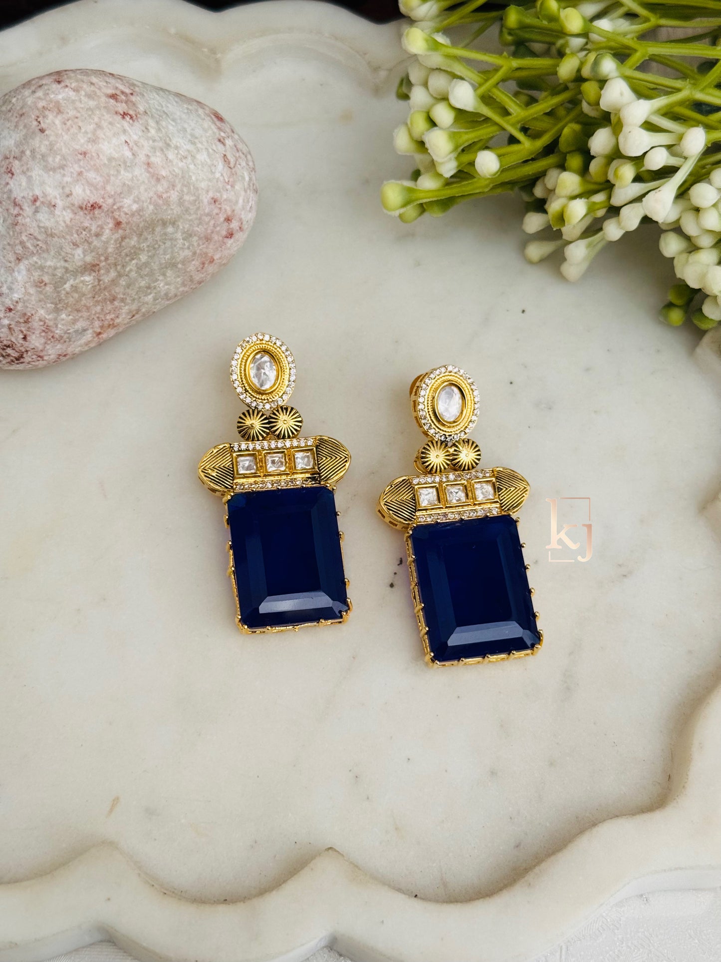 Mira Stone Earrings