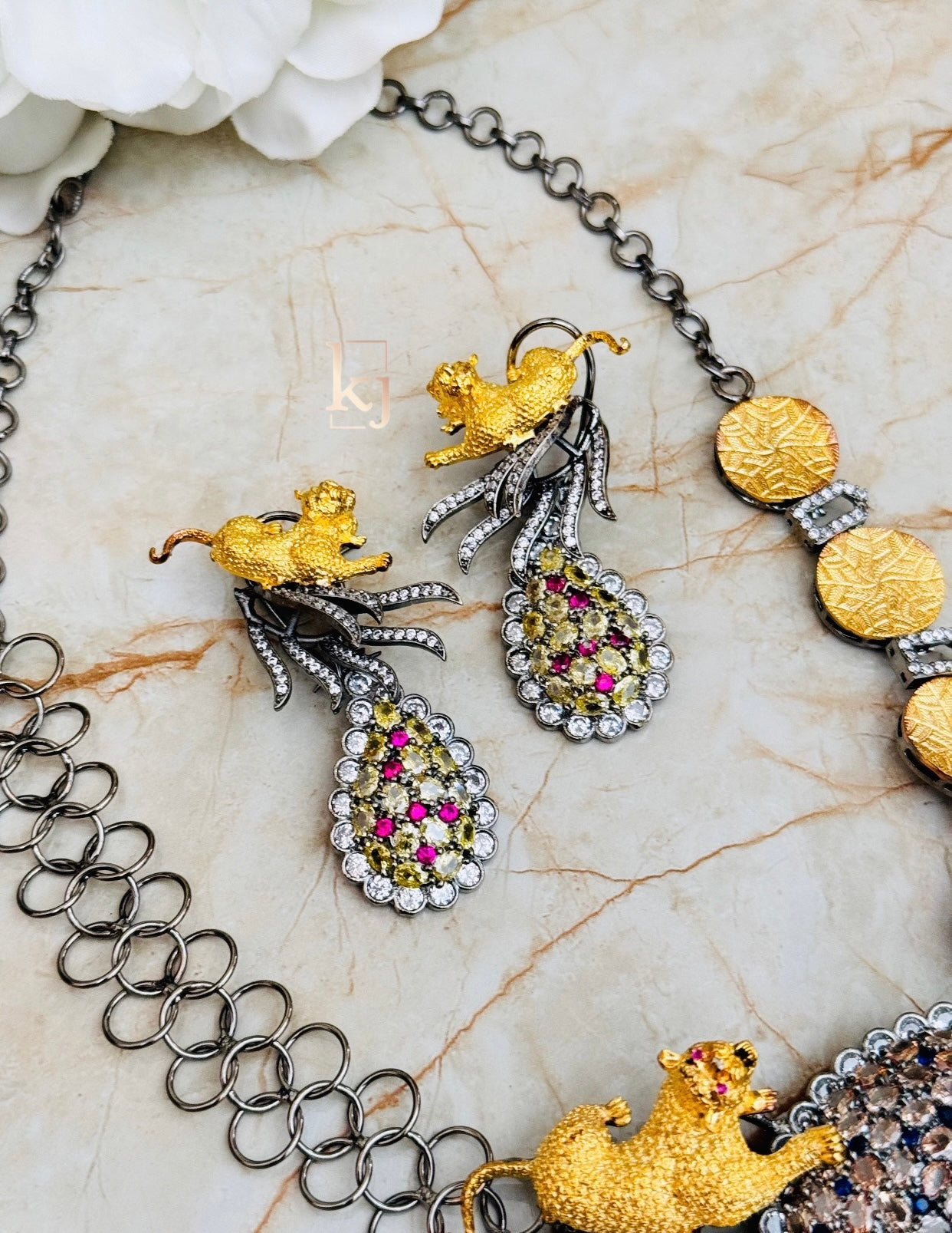 Bluebell necklace set