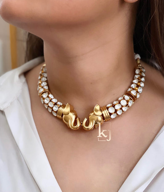 Elephant necklace set