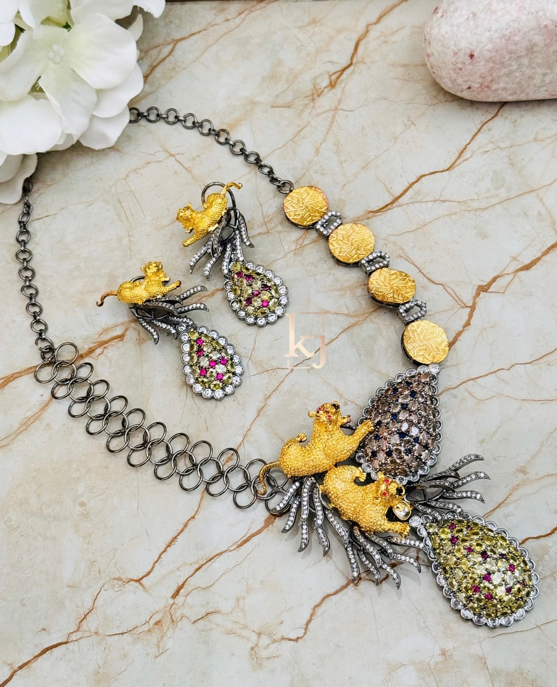 Bluebell necklace set