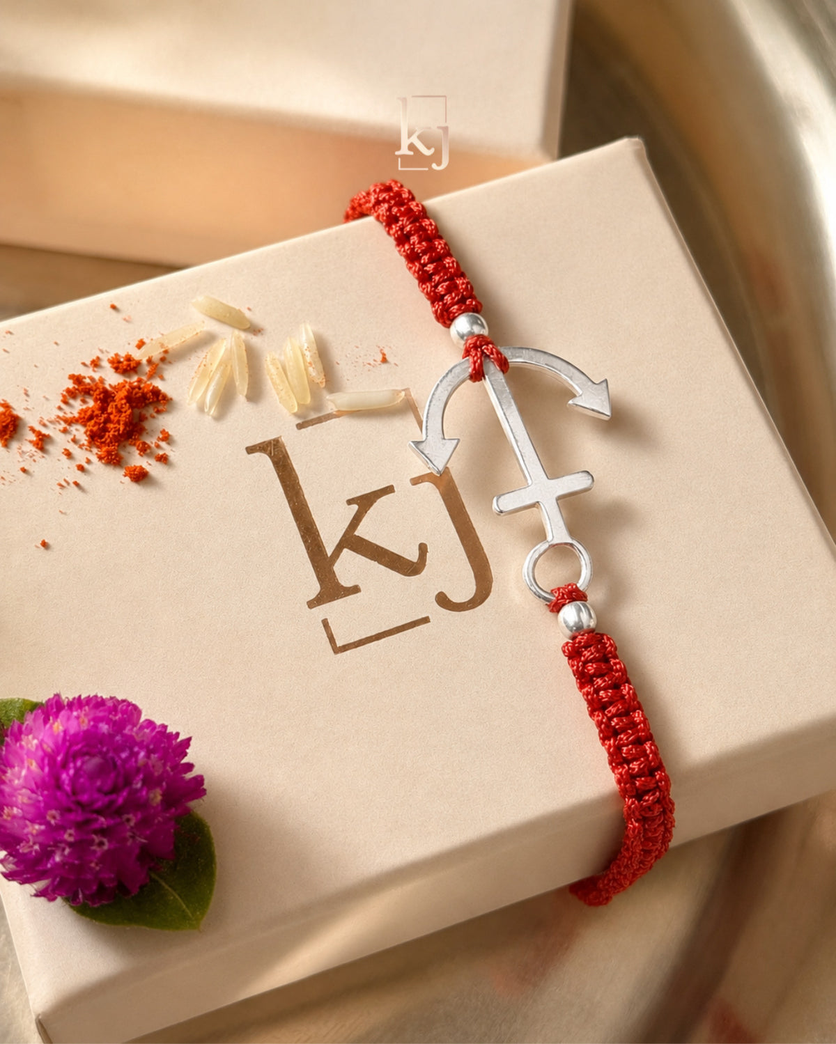 92.5 Silver Sophia Rakhi