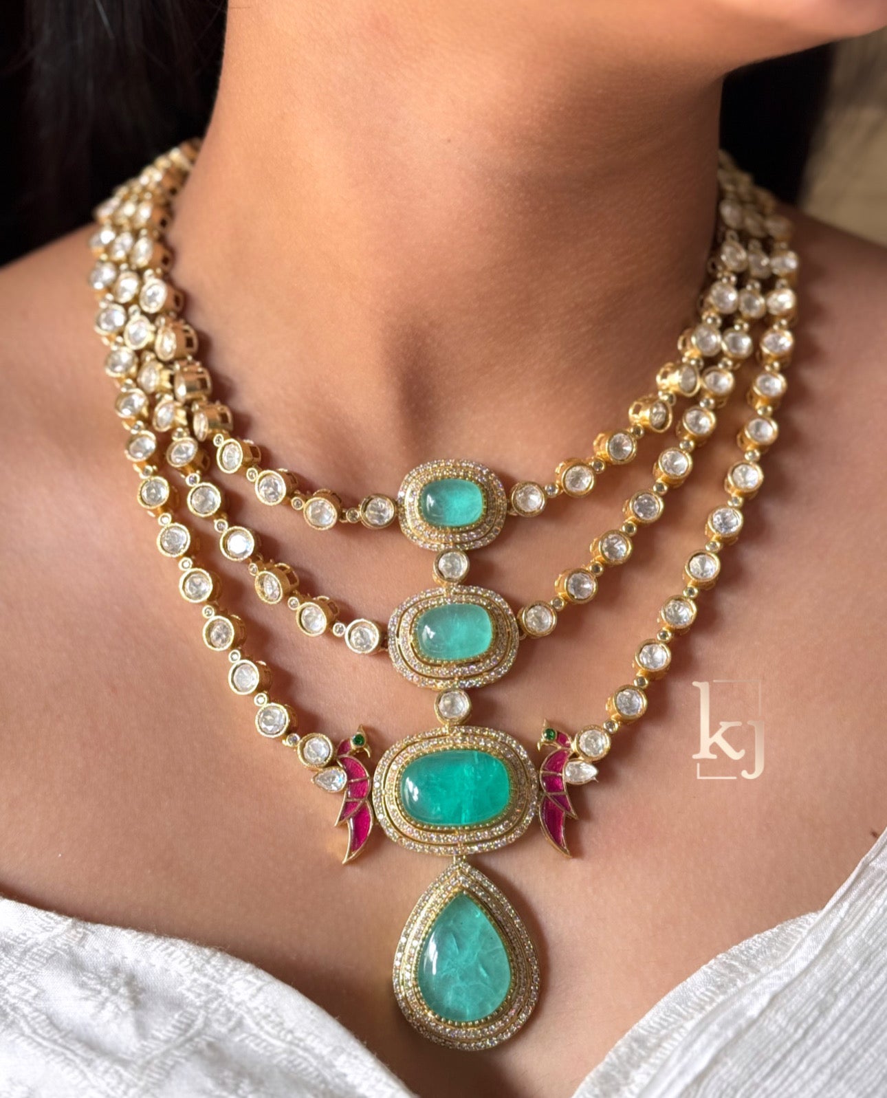Naina 3 layers Necklace set