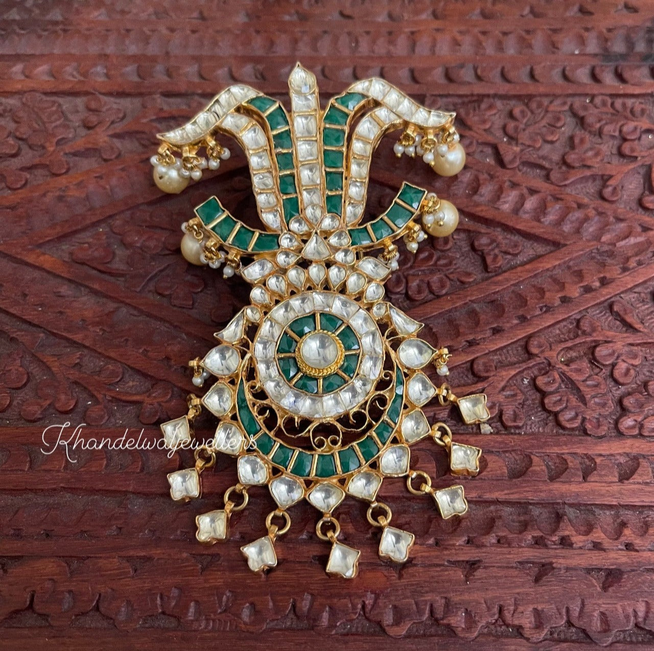 Classy Kundan Kalangi With Dimond Drops