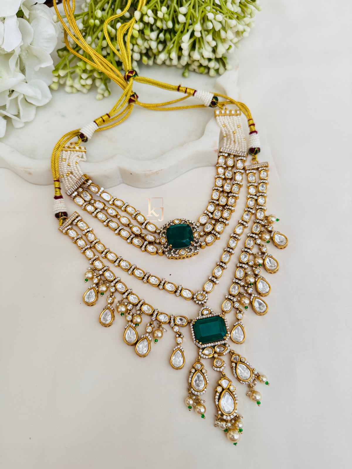 Zoya bridal choker and necklace set