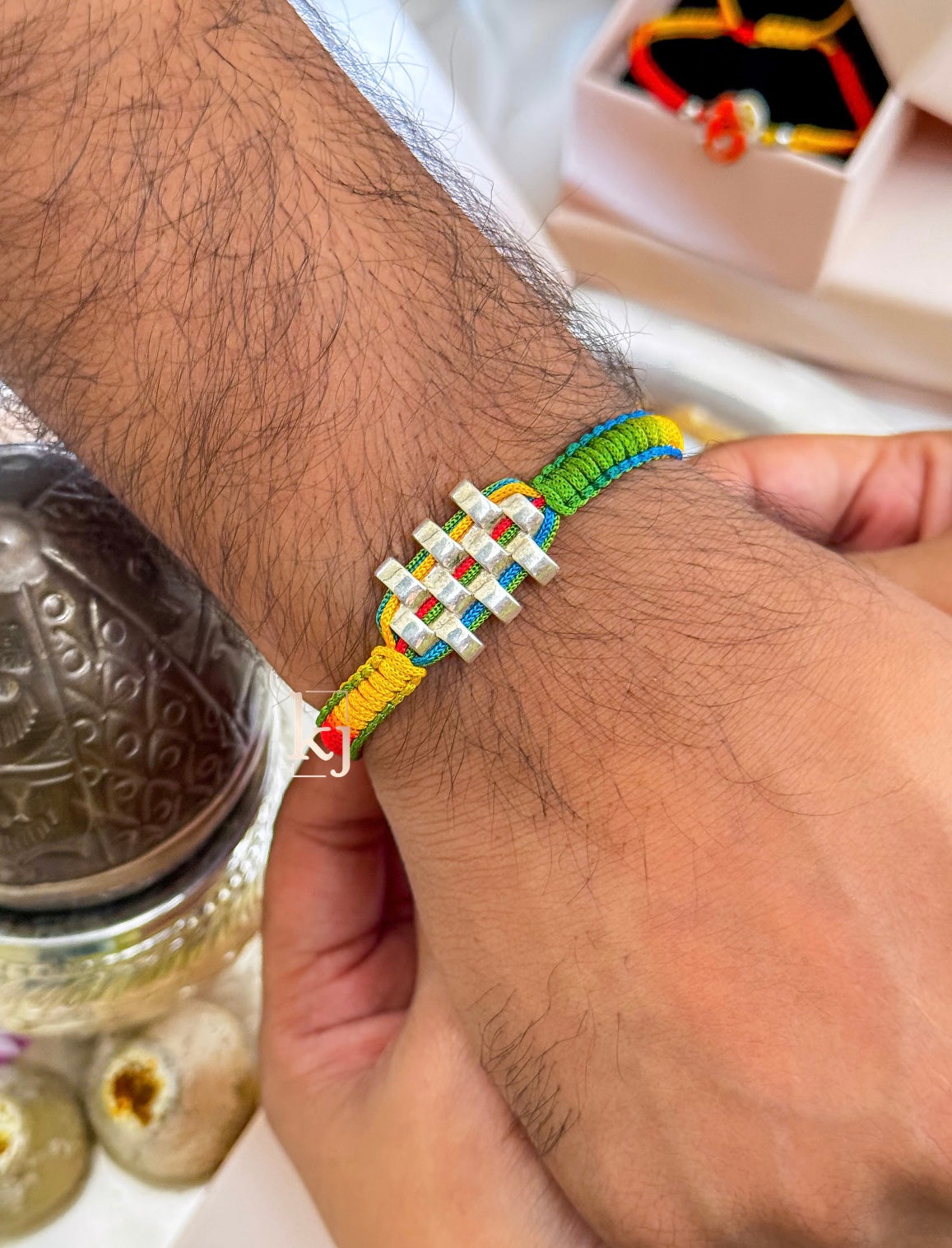 92.5 Silver enna Rakhi