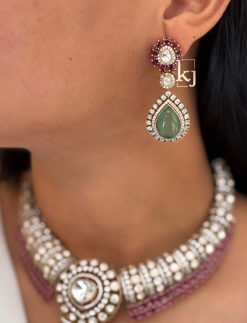 Surkh necklace set