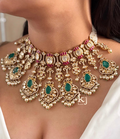 Cora bridal choker set