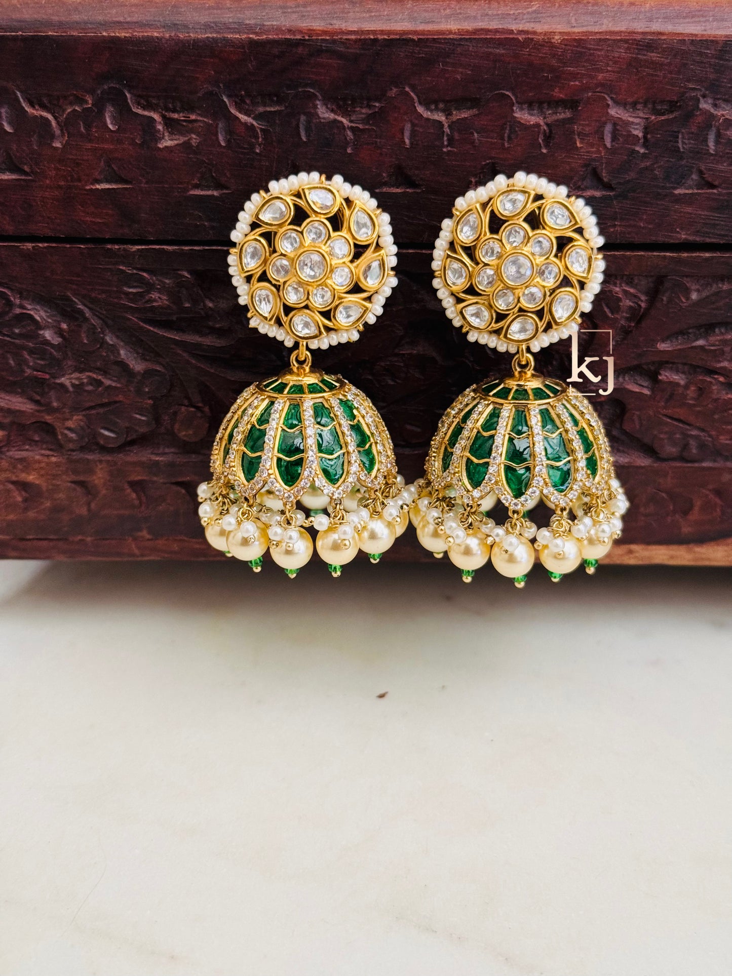 Chand earrings set