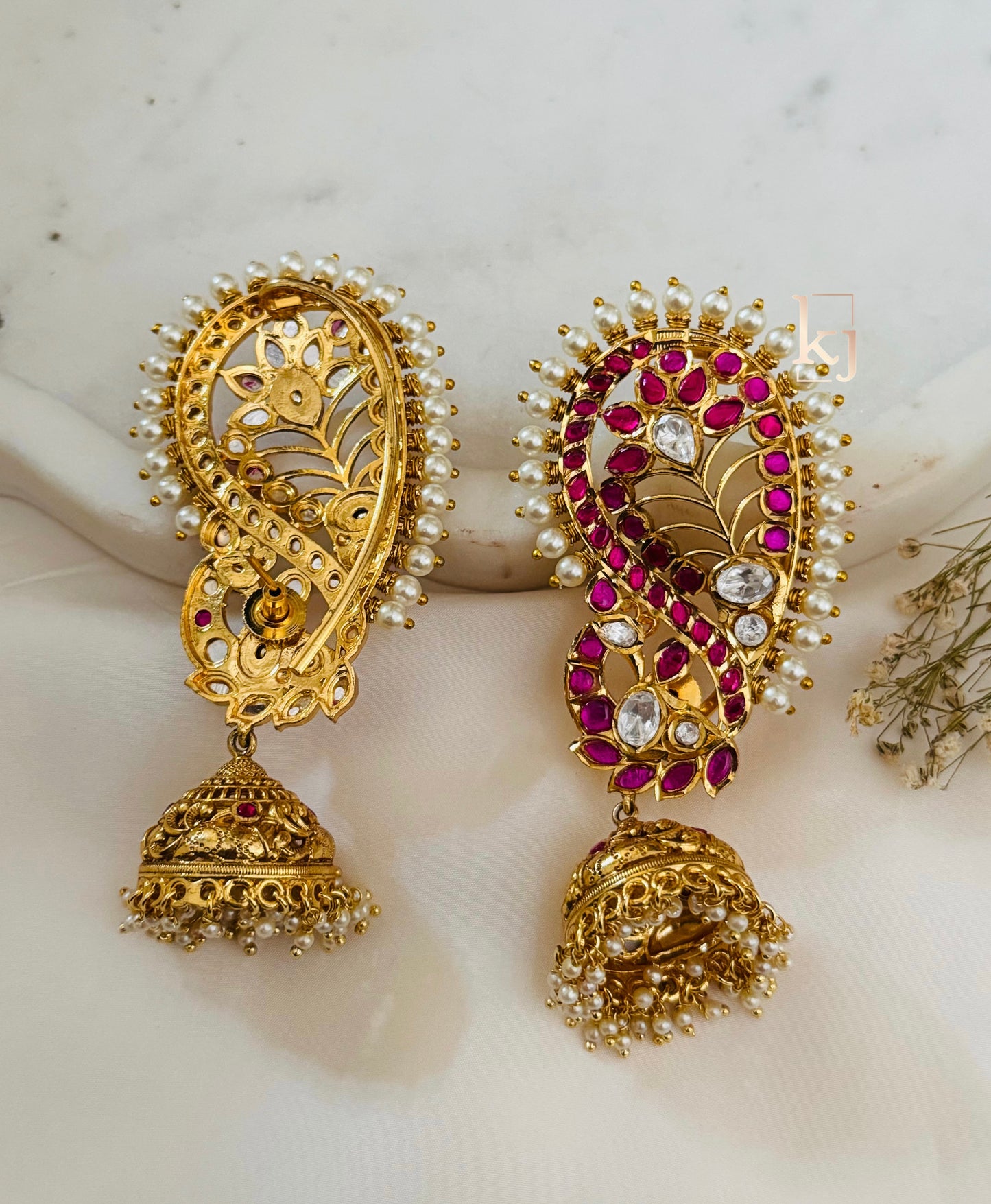 Aradhya earcuff earrings set