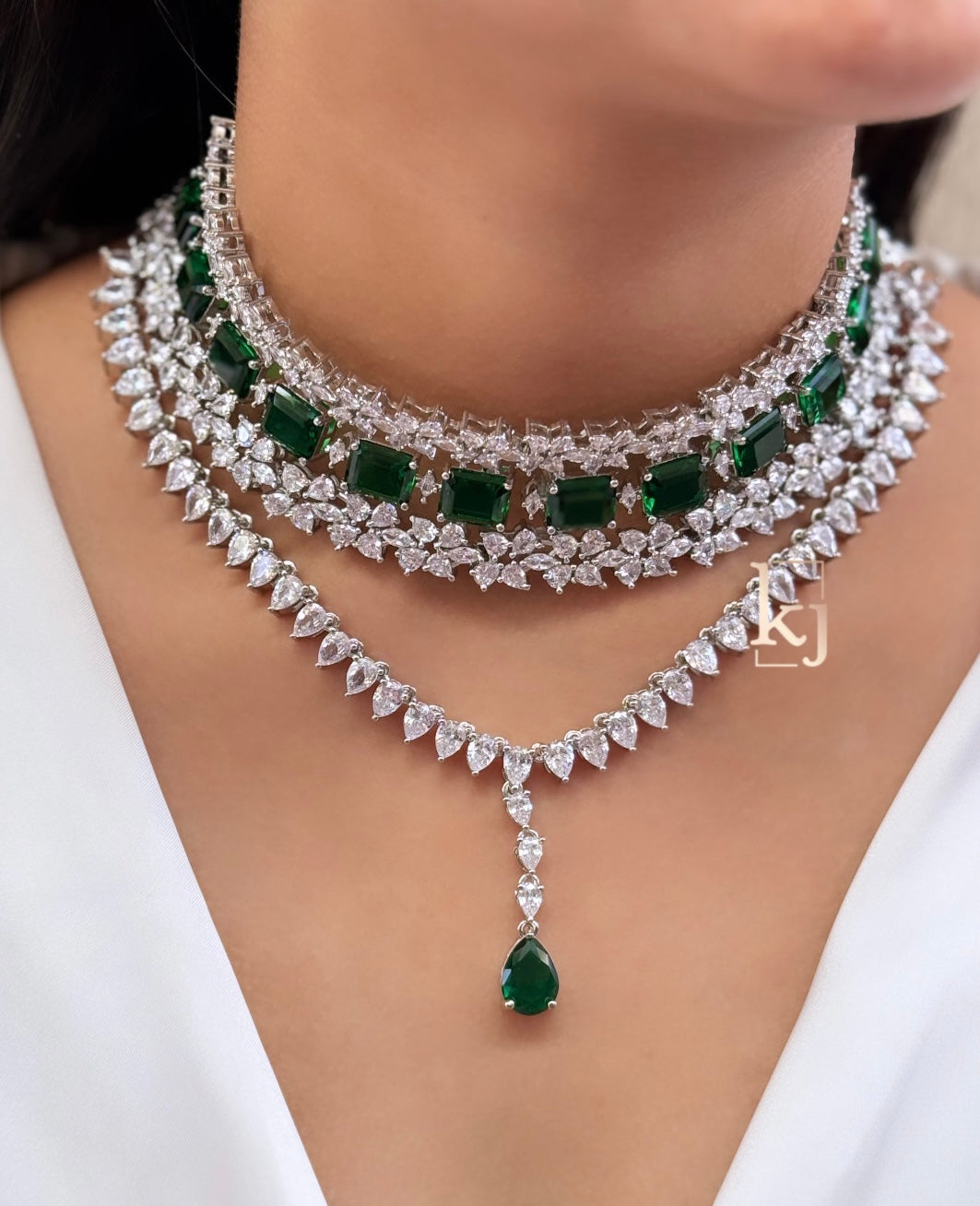 Gristle necklace set