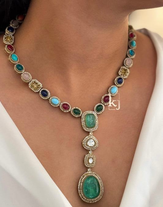 Navrang pendant set