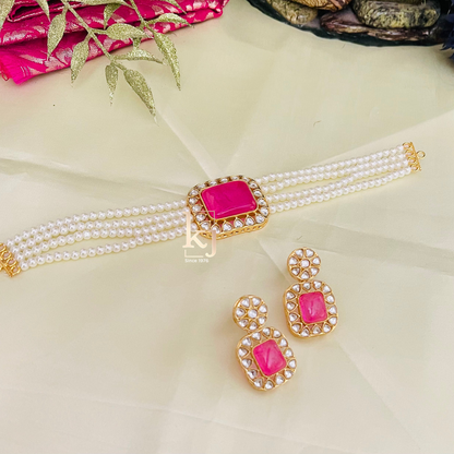 Farisha Stone Chokers Set