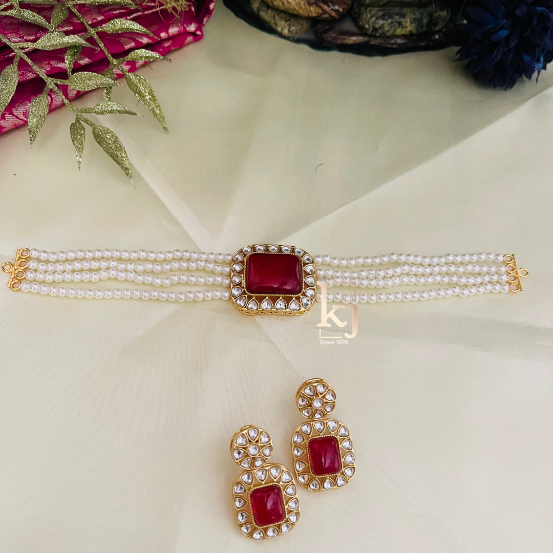 Farisha Stone Chokers Set