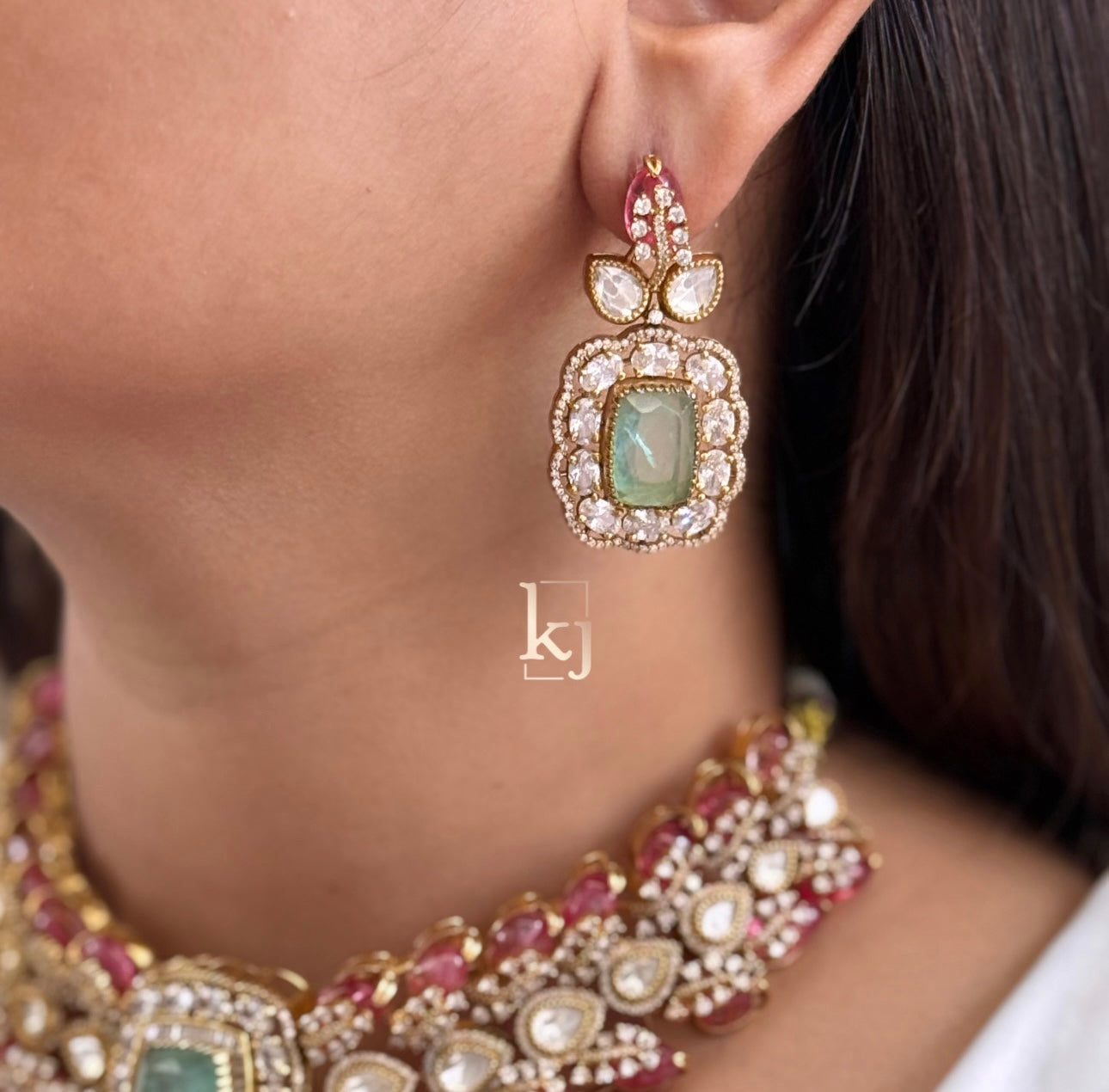 Firoza choker set