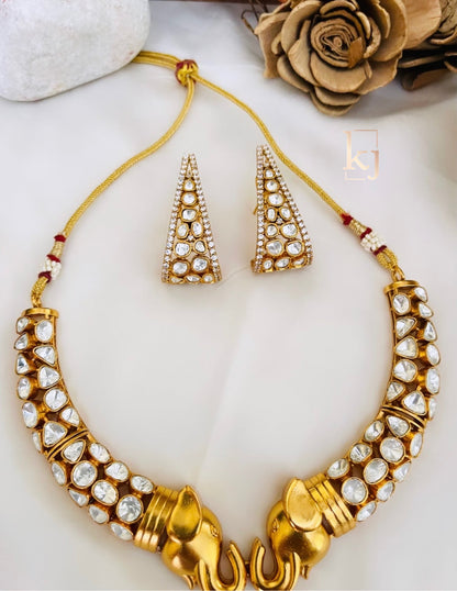 Elephant necklace set