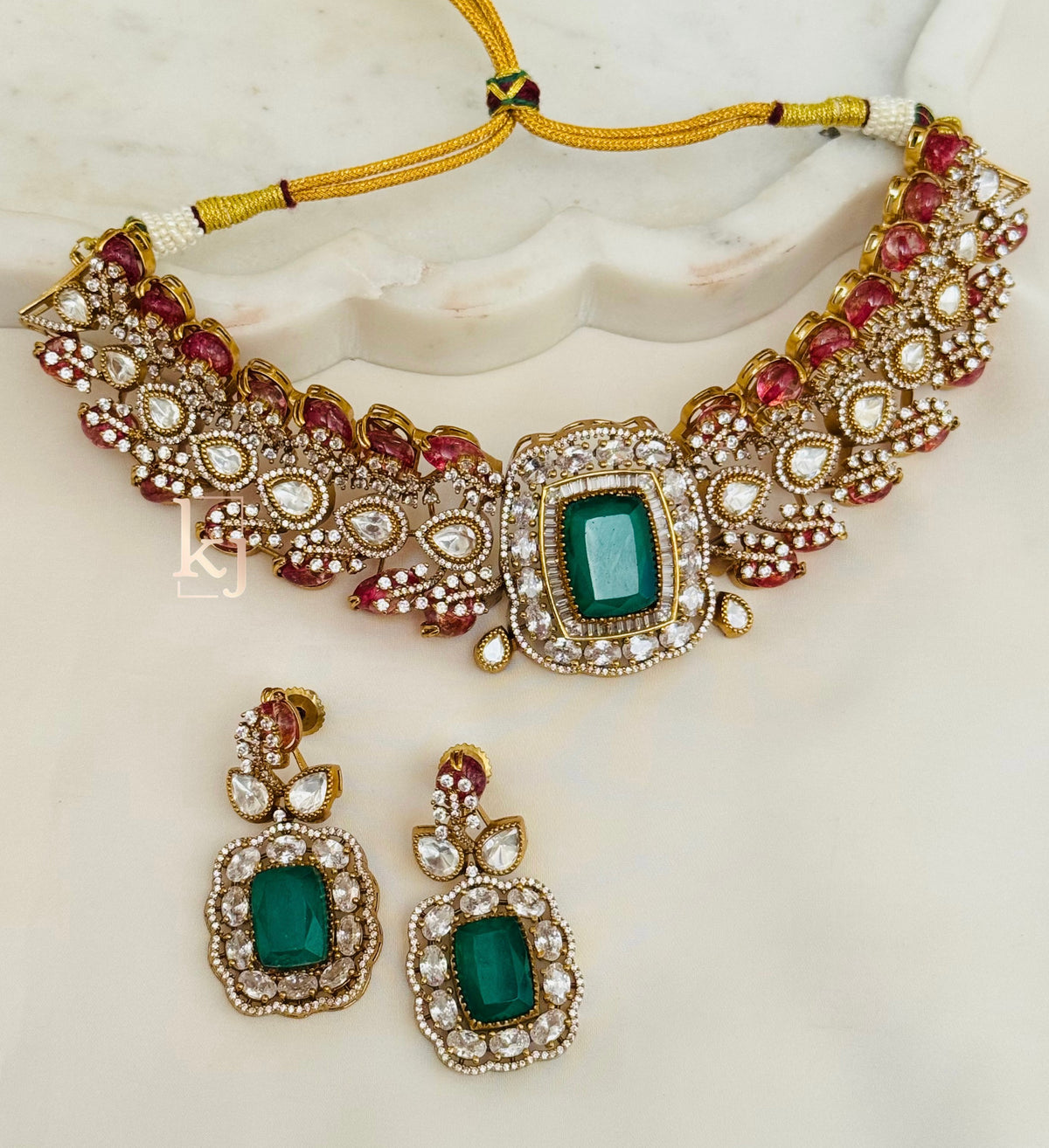 Firoza choker set