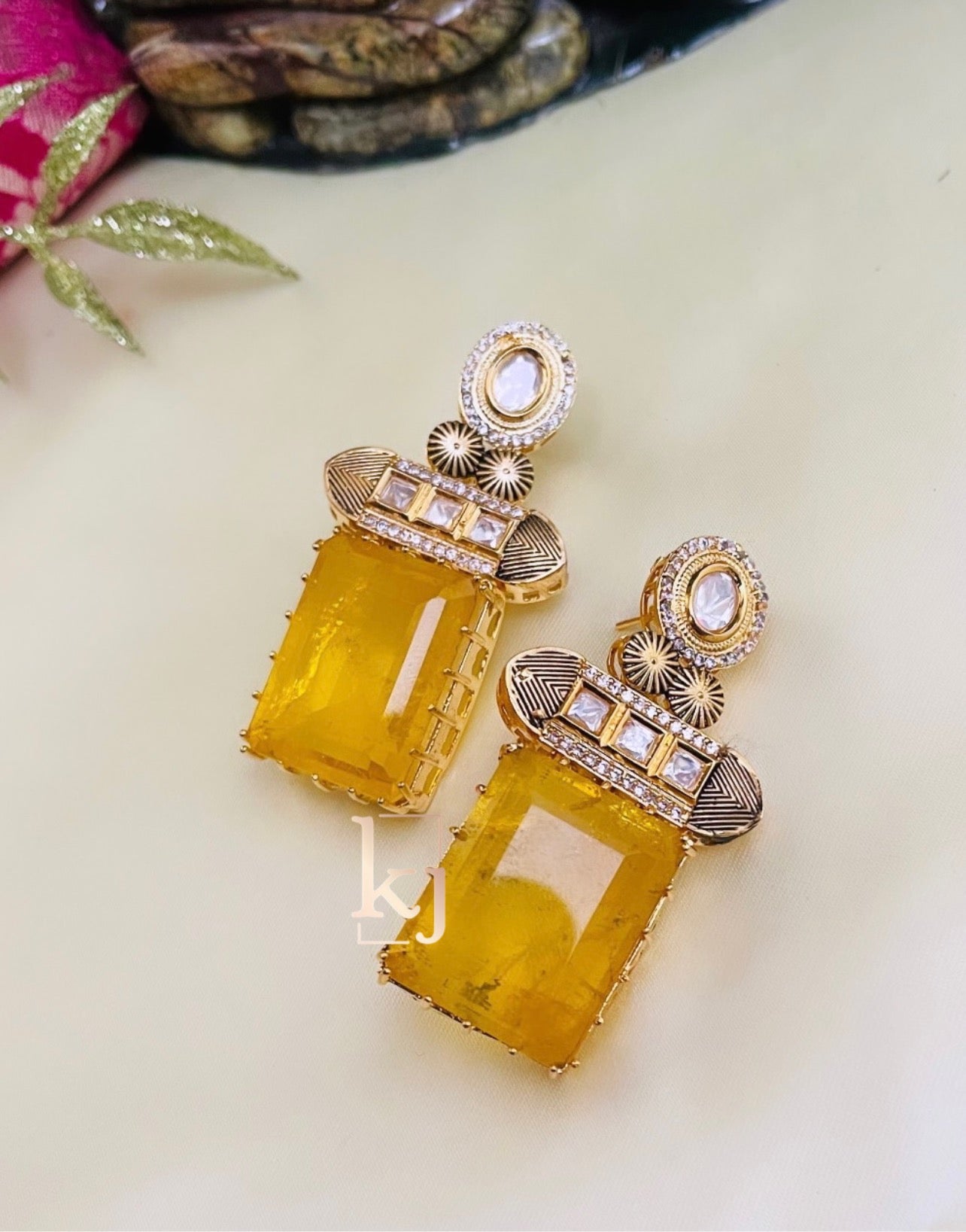 Mira Stone Earrings