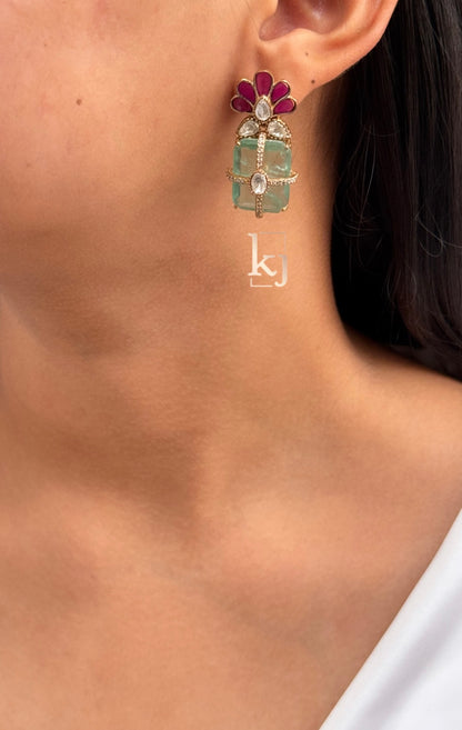 Minza earrings set