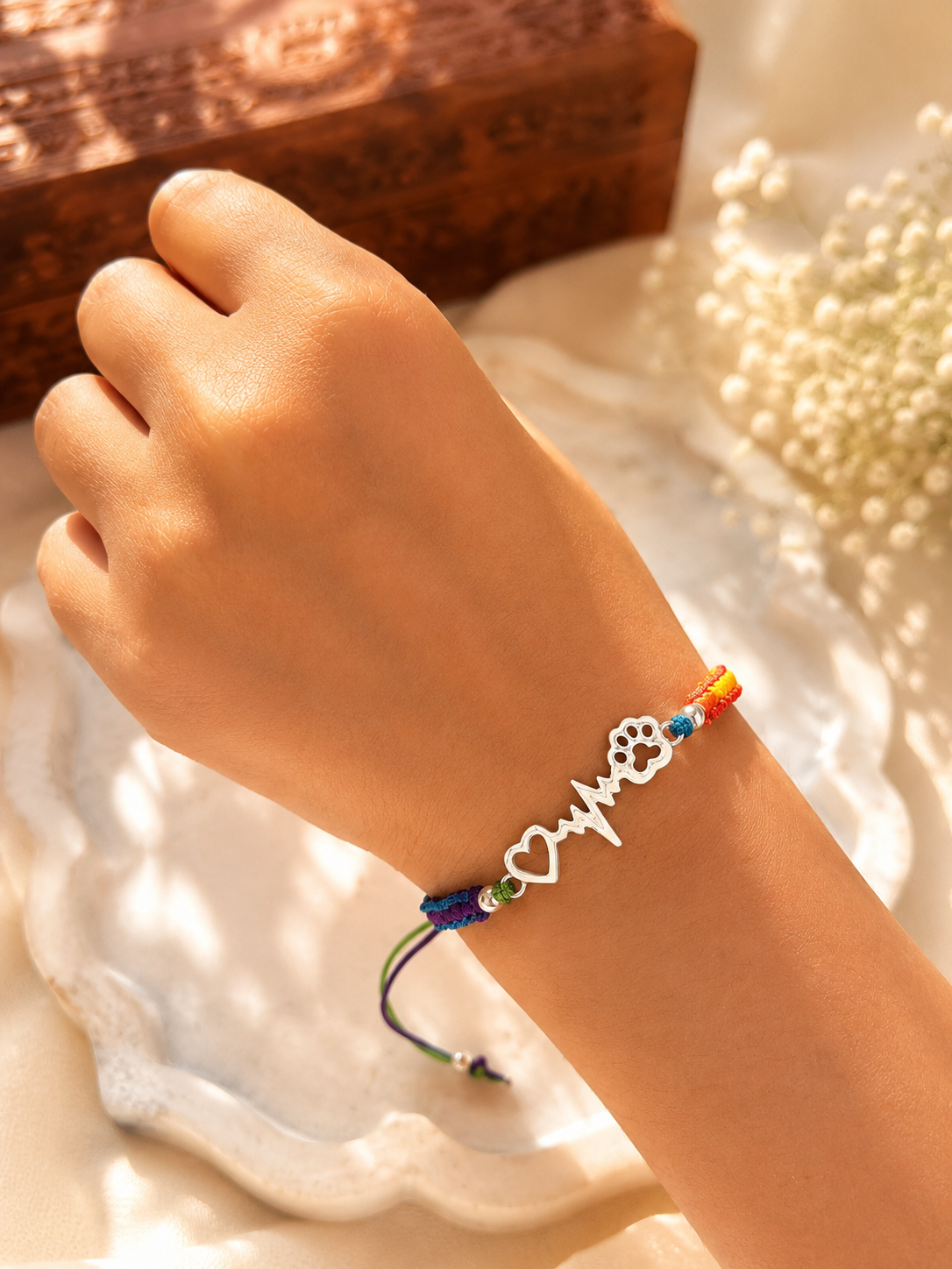 92.5 Silver love Rakhi