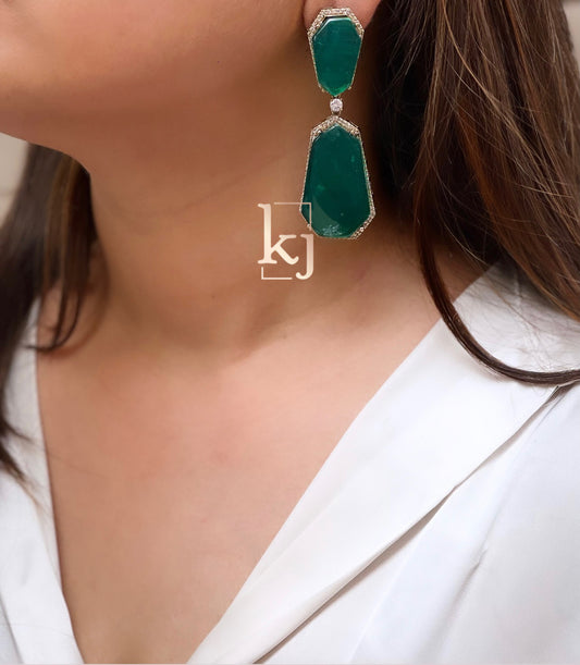 Amelia Green Earrings