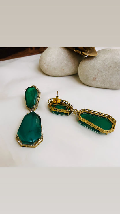 Amelia Green Earrings