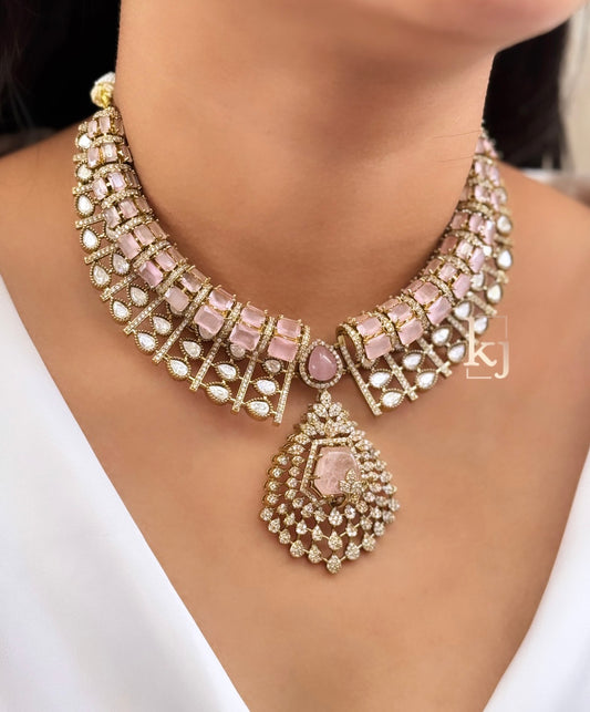 Azure necklace set