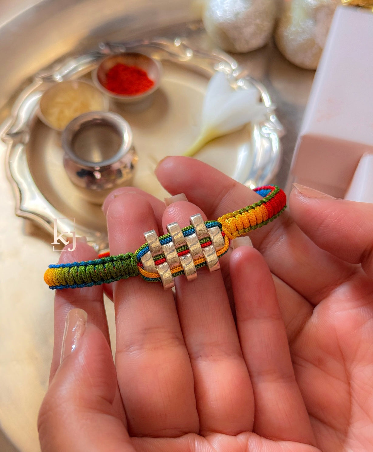 92.5 Silver enna Rakhi