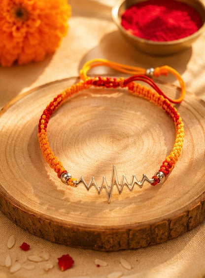 92.5 Silver Lifeline symbol Rakhi
