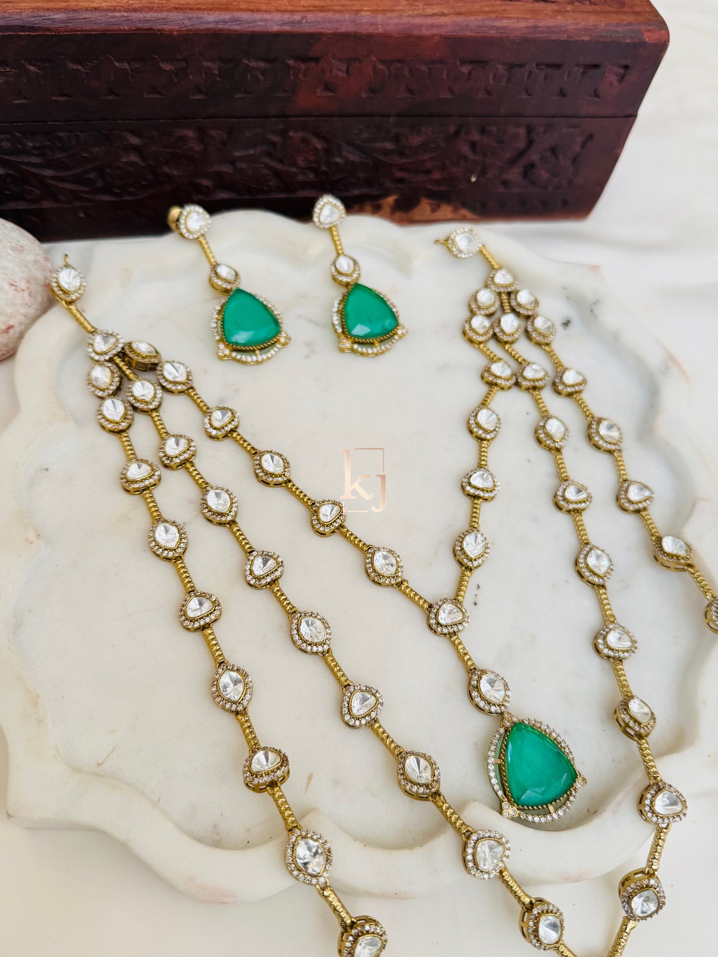 Zen three layers necklace set