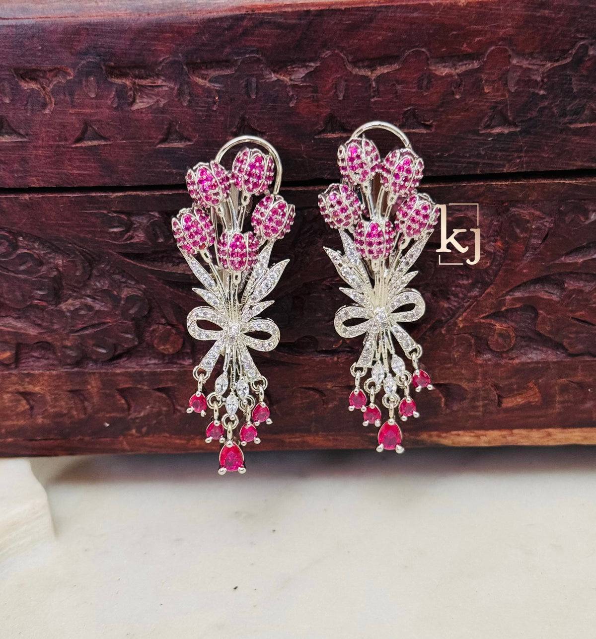 Tulips earrings set