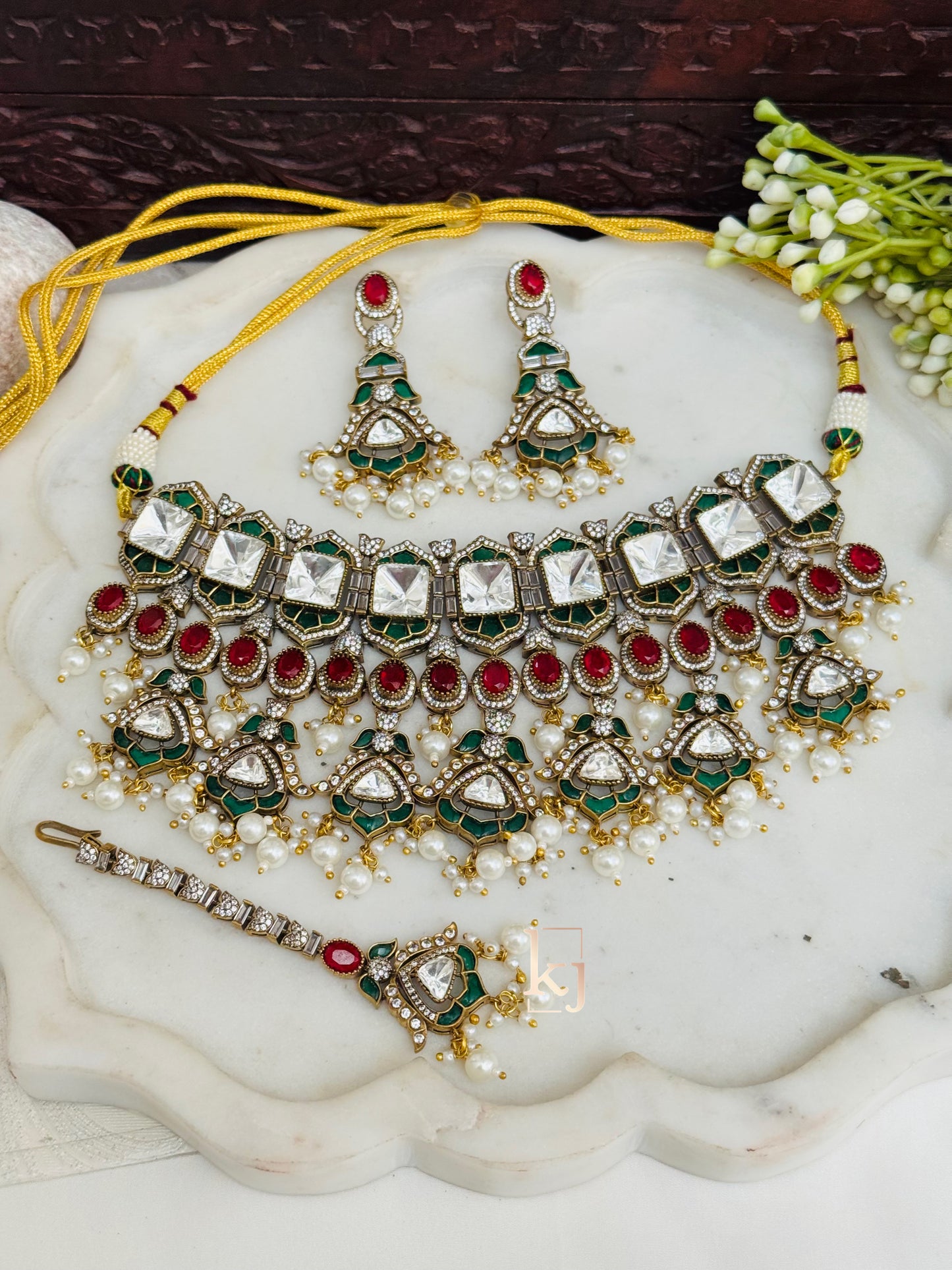Emmeline choker bridal set
