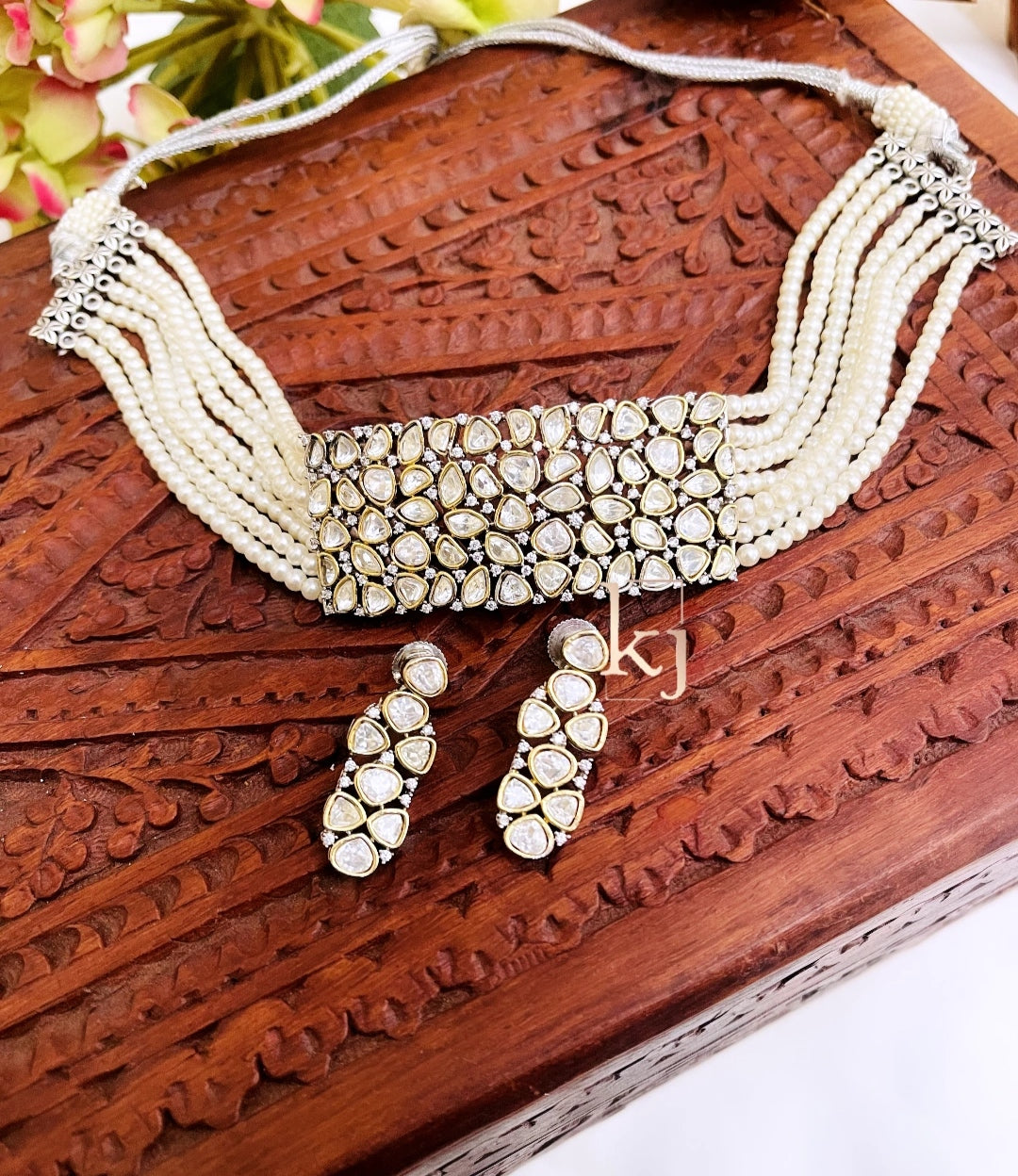 Ruhuna Pearls Chokers Set