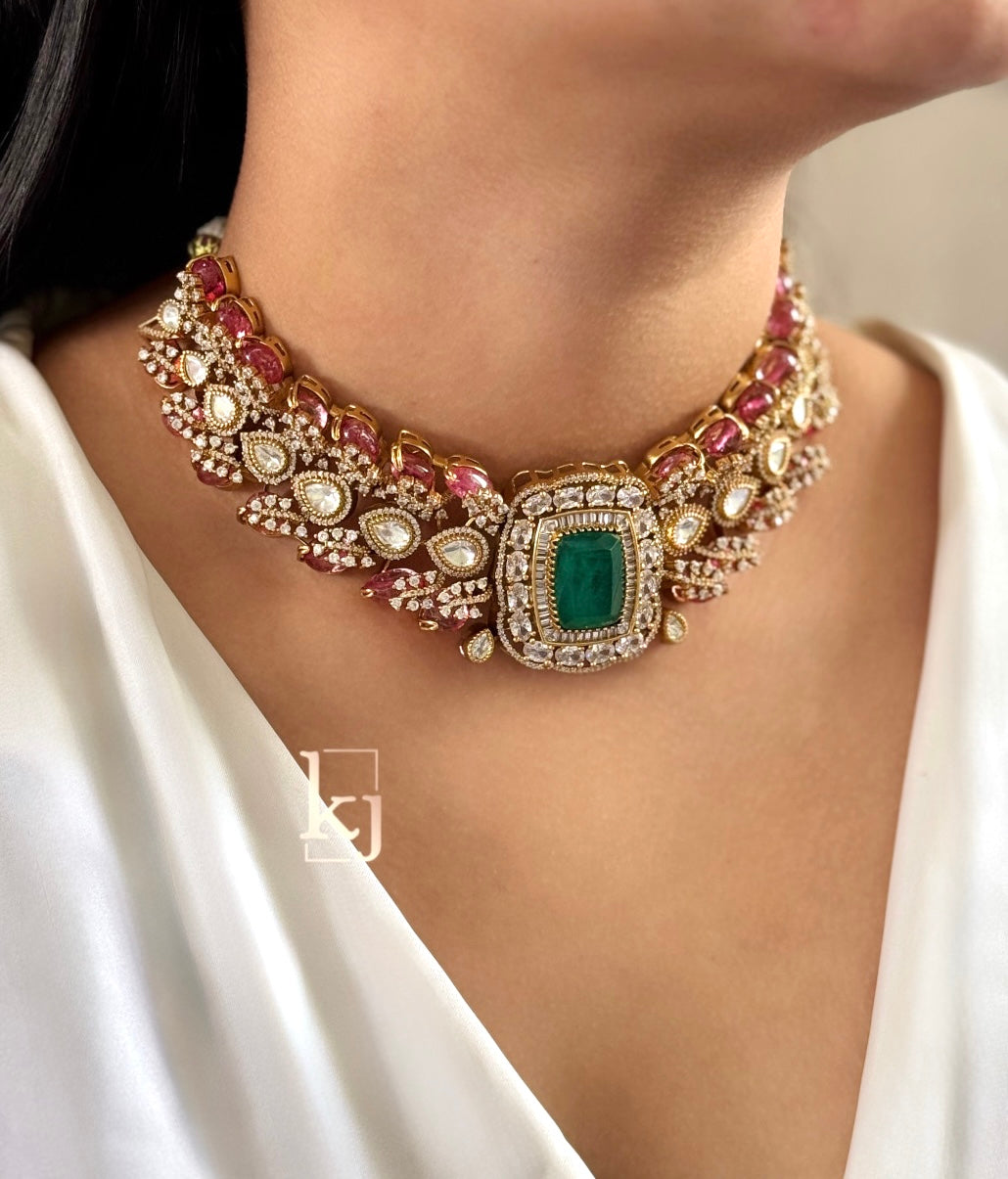 Firoza choker set