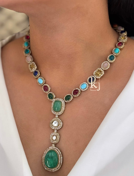 Navrang pendant set