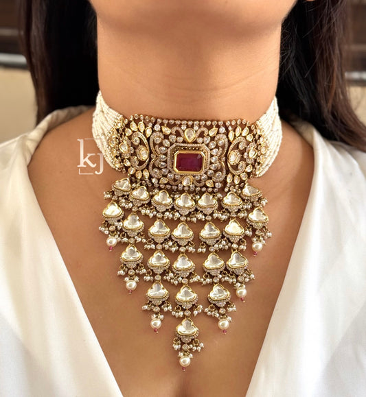 Ginie bridal choker set