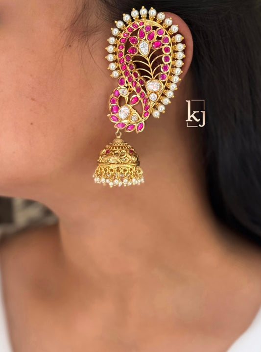 Aradhya earcuff earrings set