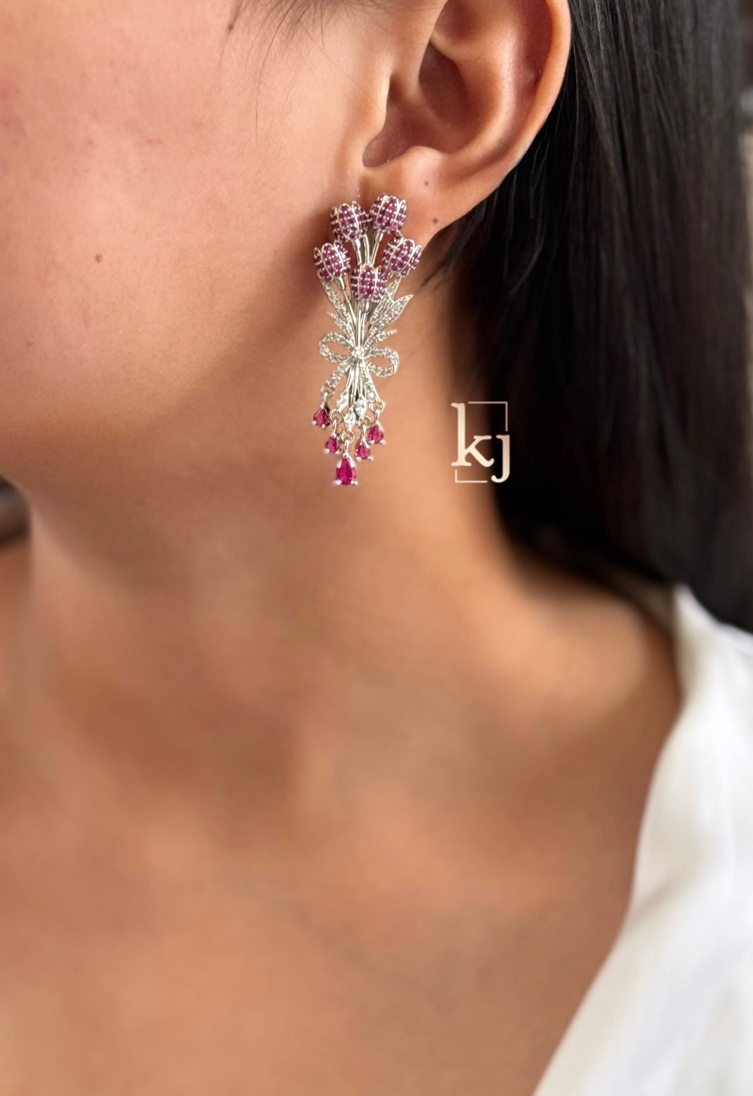 Tulips earrings set