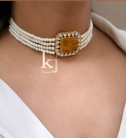 Farisha Stone Chokers Set