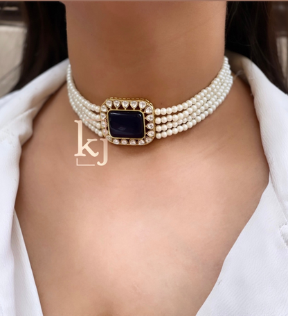 Farisha Stone Chokers Set