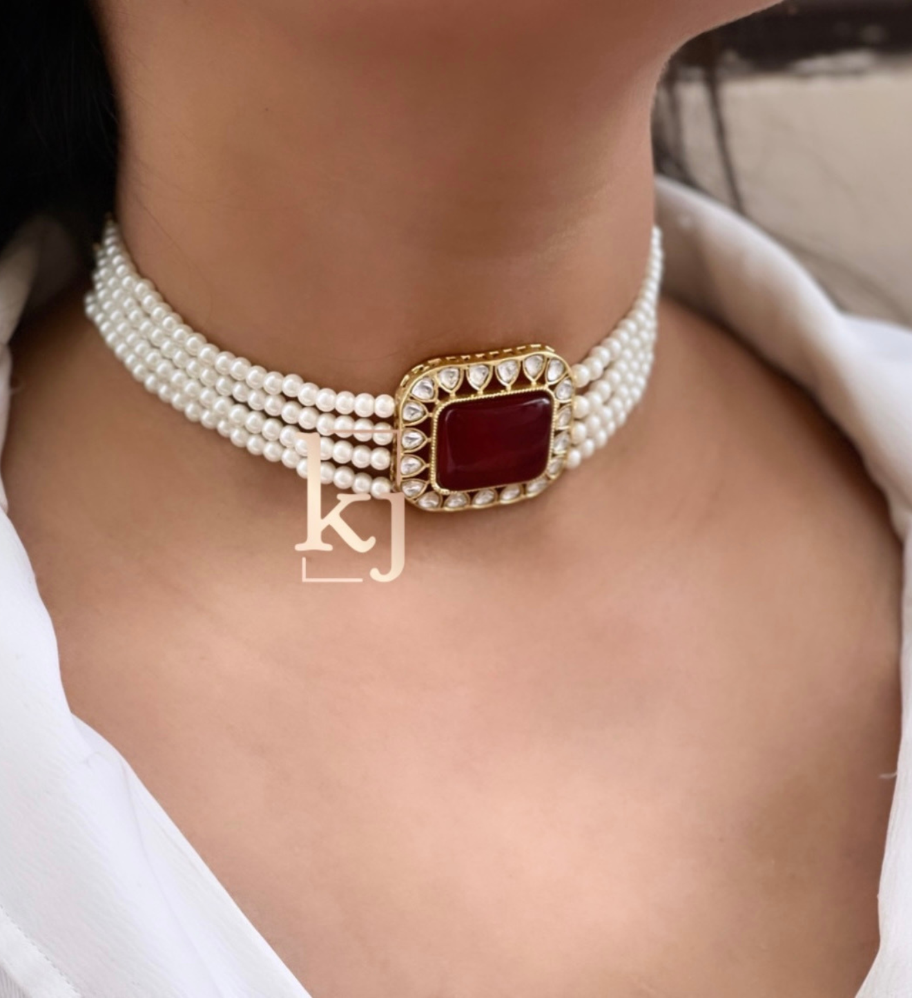 Farisha Stone Chokers Set