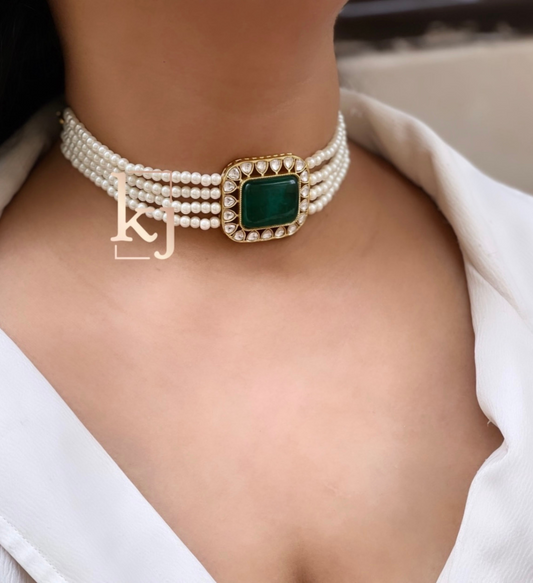 Farisha Stone Chokers Set