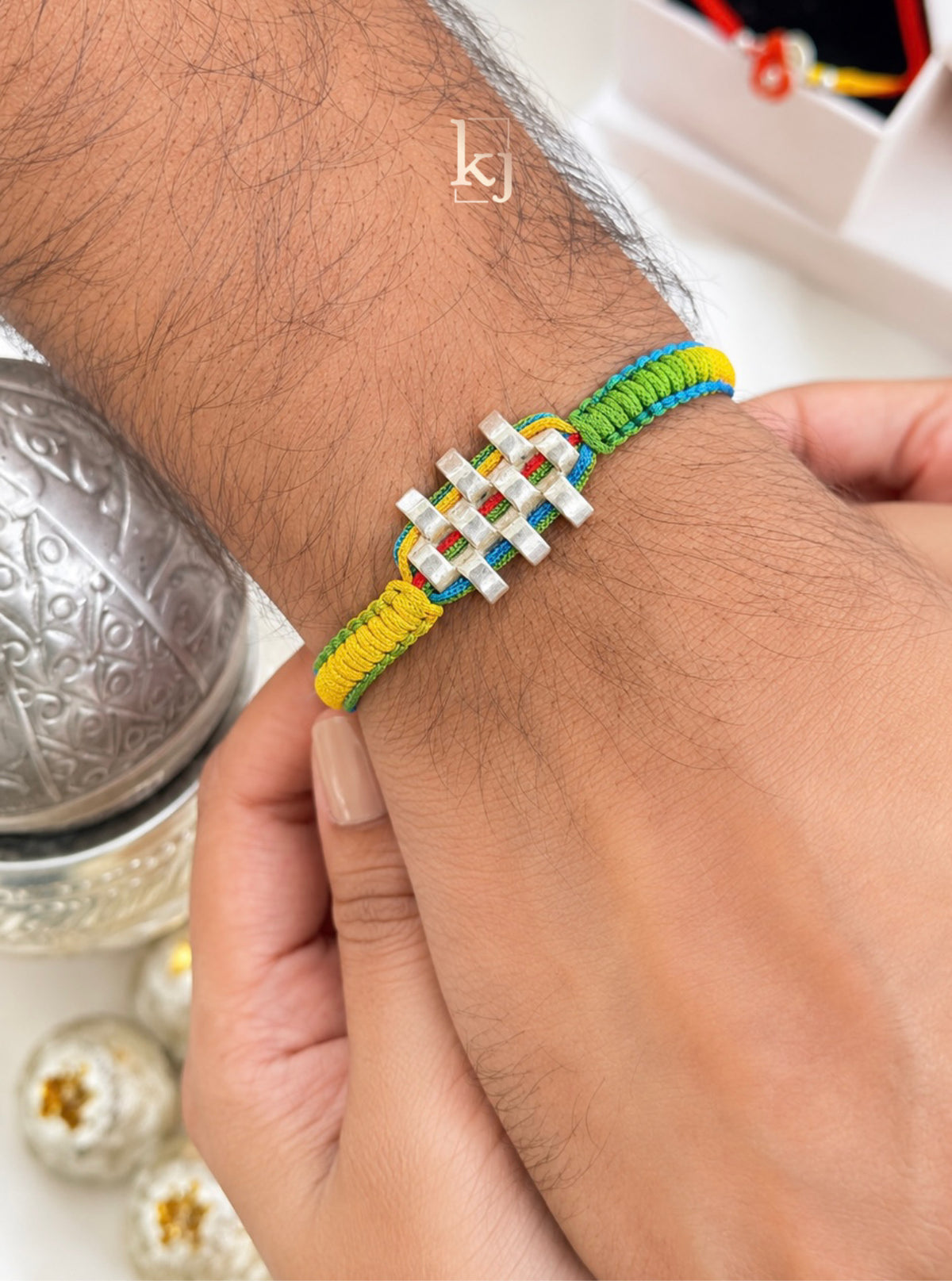 92.5 Silver enna Rakhi