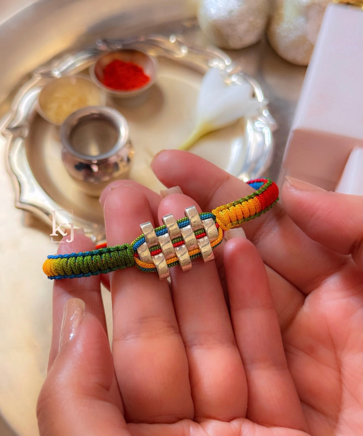 92.5 Silver enna Rakhi
