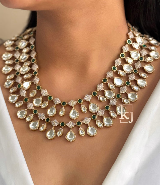 Aaron 2layers necklace set