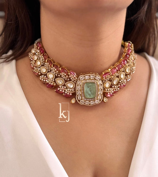 Firoza choker set