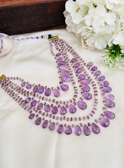 Anais Mala real amethyst