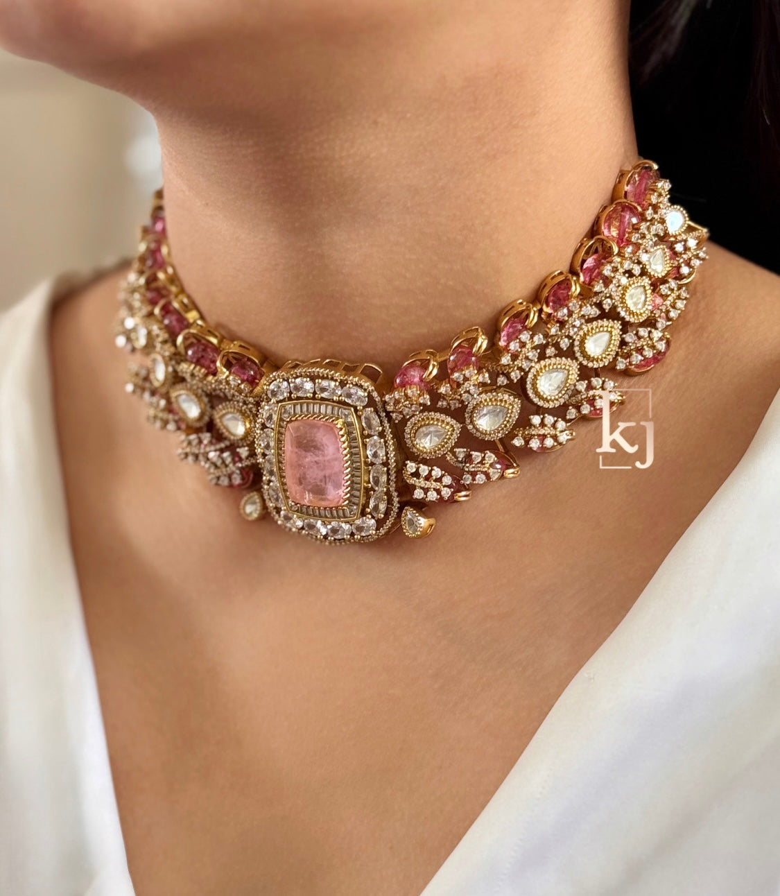 Firoza choker set