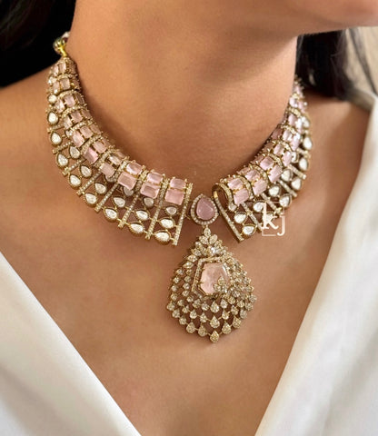 Azure necklace set