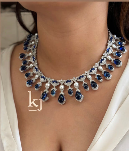 Periwinkle Blue Necklace set