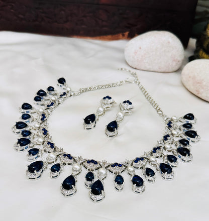 Periwinkle Blue Necklace set